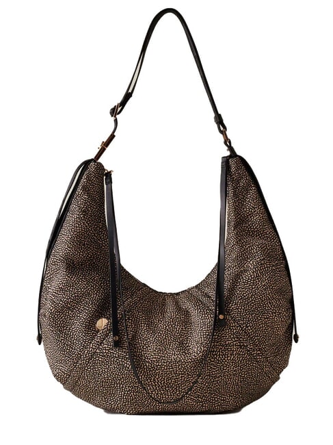 BORBONESE FOLD Geanta de umar OP / NATURAL / NEGRU - Genți femei