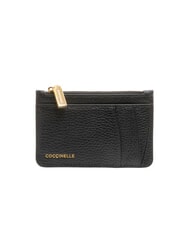 COCCINELLE ROUNDED PRINTED Portcard plat din piele cu fermoar - Portofele femei