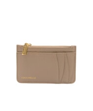 COCCINELLE ROUNDED PRINTED Portcard plat din piele cu fermoar - Portofele femei