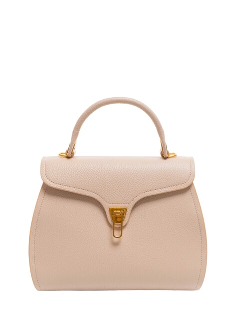 COCCINELLE MARVIN Geantă de mână din piele cu curea de umăr rozete - Genți femei