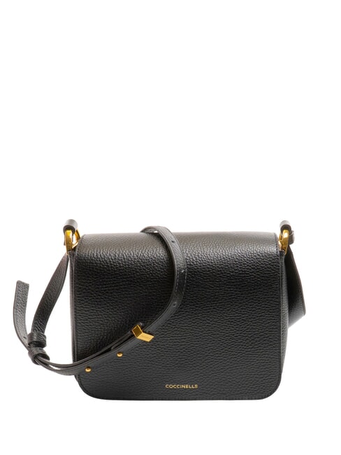 COCCINELLE ERIS Geantă de umăr mini din piele negru - Genți femei