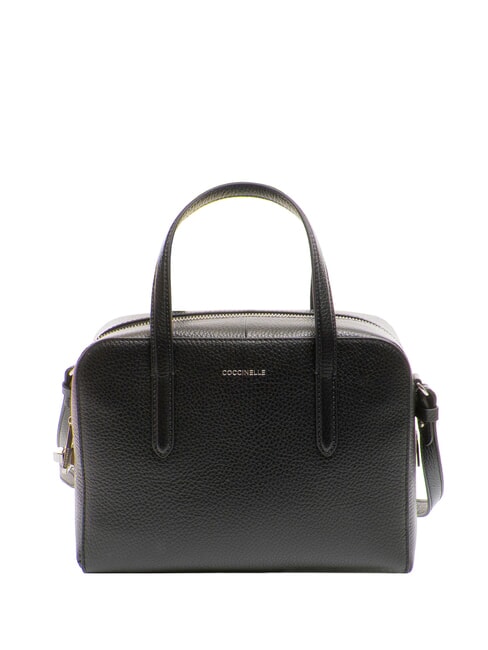 COCCINELLE SWAP Geantă tip ghiozdan din piele cu curea de umăr negru - Genți femei