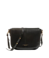 THE BRIDGE FAENTINA Geantă de umăr mare din piele Negru de aur - Genți femei - 1