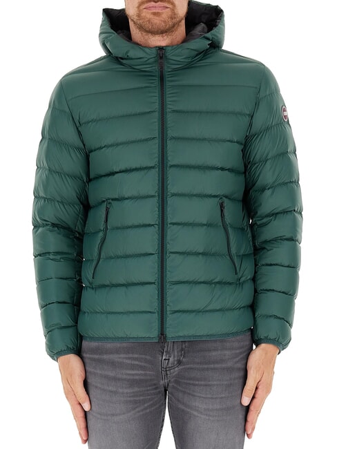 COLMAR E-CONCRETE Jachetă de puf cu glugă sticlă-vulcan - Jachete pentru bărbați