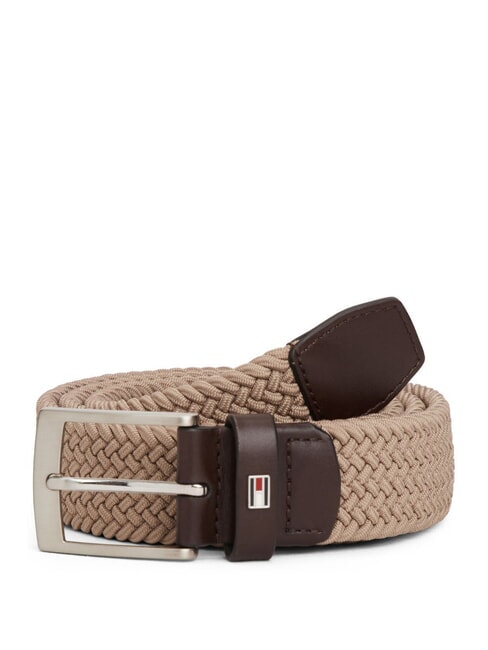 TOMMY HILFIGER ADAN Curea taupe de coastă - Curele