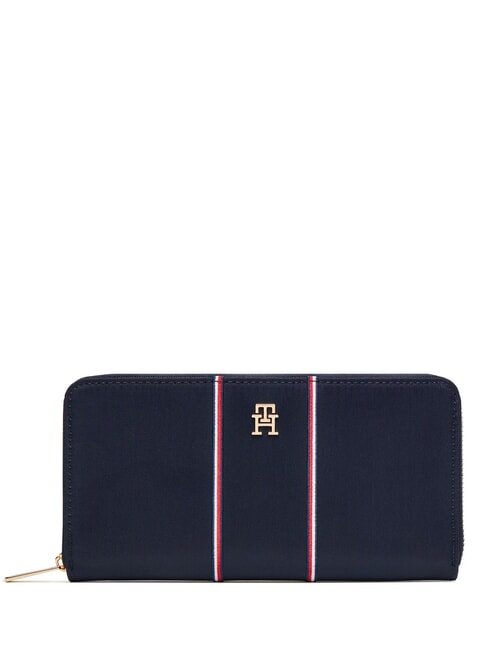 TOMMY HILFIGER TH ICON Portofel cu fermoar Blue Corp - Portofele femei