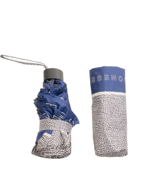 BORBONESE SUPER MINI Umbrelă pliabilă albastru klein/natural op - Umbrele