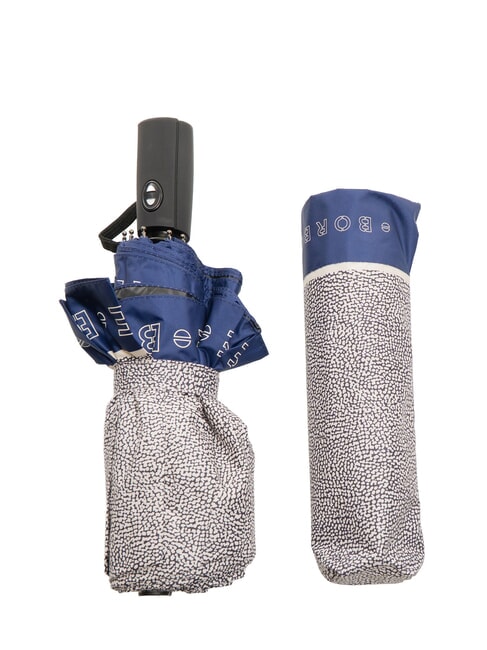 BORBONESE MINI Umbrelă OP din material reciclat albastru klein/natural op - Umbrele