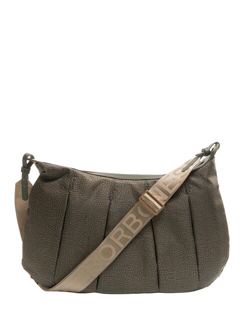 BORBONESE CROISSANT HOBO MEDIUM Geanta de umar, cu bareta de umar dafin - Genți femei