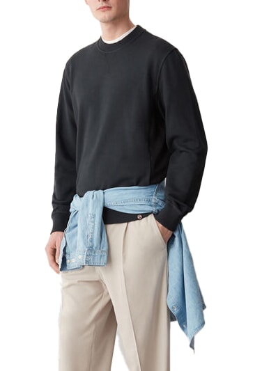 COLMAR PICKY Hanorac de bumbac negru - hanorace