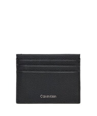 CALVIN KLEIN FOIL EMBOSS  Portcard plat din piele - Portofele bărbați