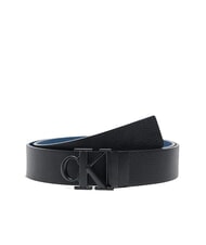 CALVIN KLEIN CK HARDWARE Curea dublă ocean negru/luminat de lună - Curele - 1