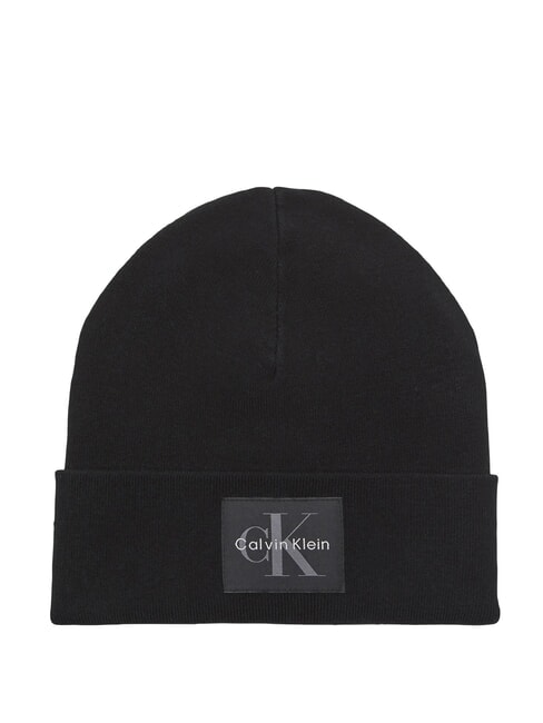 CALVIN KLEIN MONOLOGO PATCH FINE  Capac pe negru - Căciuli
