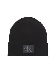 CALVIN KLEIN MONOLOGO PATCH FINE  Capac pe negru - Căciuli - 1