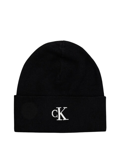 CALVIN KLEIN MONOGRAM EMBROIDERY  Pălărie pe negru - Căciuli