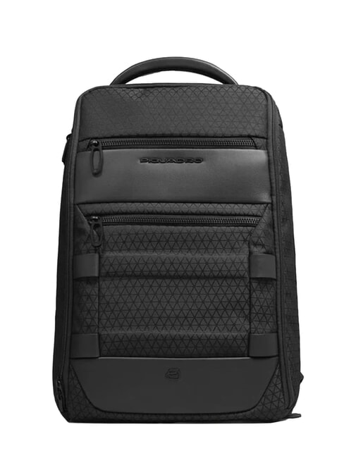 PIQUADRO HEXAGON Rucsac pentru laptop de 14" negru - Rucsacuri pentru laptop