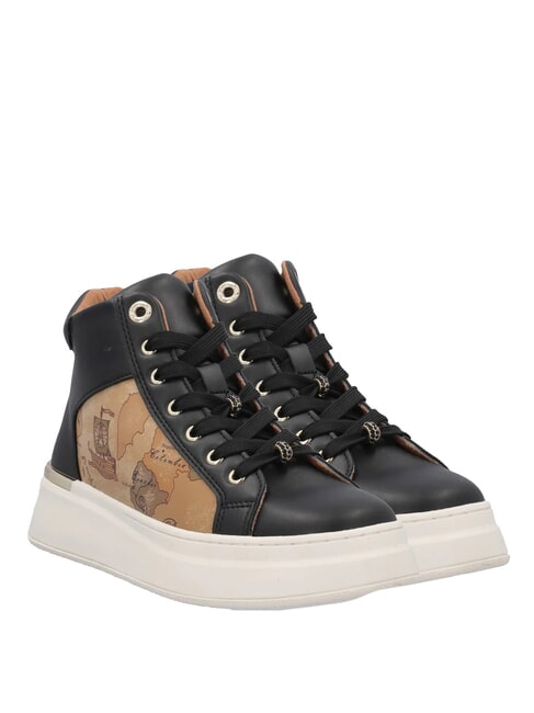 ALVIERO MARTINI PRIMA CLASSE GEO Teniși cu talpă înaltă ner / gebei - Pantofi femei