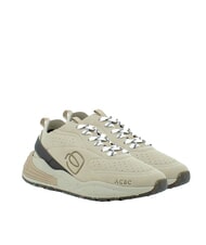 PIQUADRO CORNER 2.0 Adidași din piele &icirc;ntoarsă alb - Pantofi unisex - 1