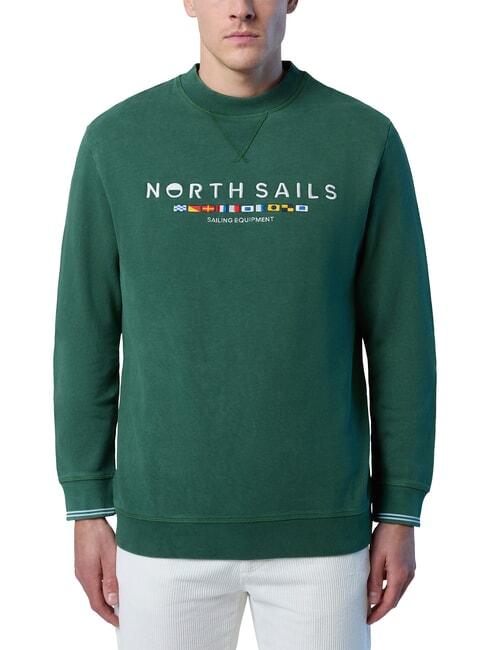 NORTH SAILS EMBROIDERY  verde - hanorace