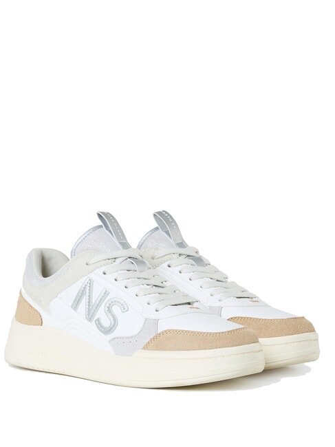 NORTH SAILS JETTY NUANCE Adidași alb-nisip-argintiu - Pantofi femei