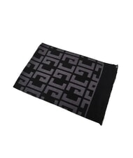 GAUDÌ ESTELLE Eșarfă cu franjuri și logo pe toată suprafața - Eșarfe