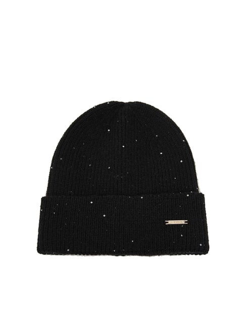 GAUDÌ ESTELLE Căciulă beanie cu paiete BLACK - Căciuli