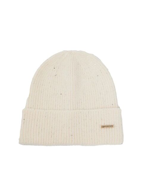 GAUDÌ ESTELLE Căciulă beanie cu paiete alb - Căciuli