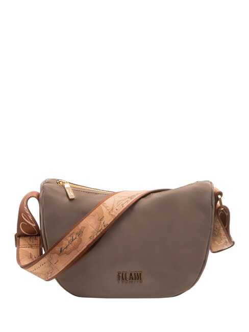 ALVIERO MARTINI PRIMA CLASSE STORMY NYLON Geantă de umăr mică cu semilună turturele - Genți femei