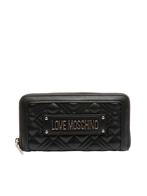 LOVE MOSCHINO QUILTED Portofel mare cu fermoar po00bx - Portofele femei