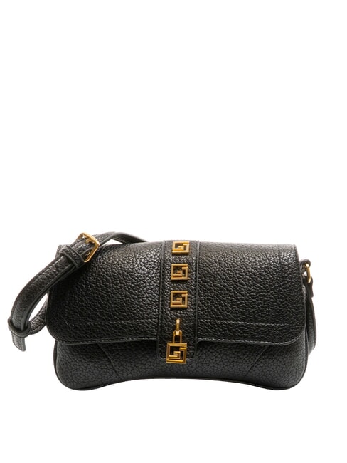 GAUDÌ ELVIRA Geantă de umăr cu ținte BLACK - Genți femei