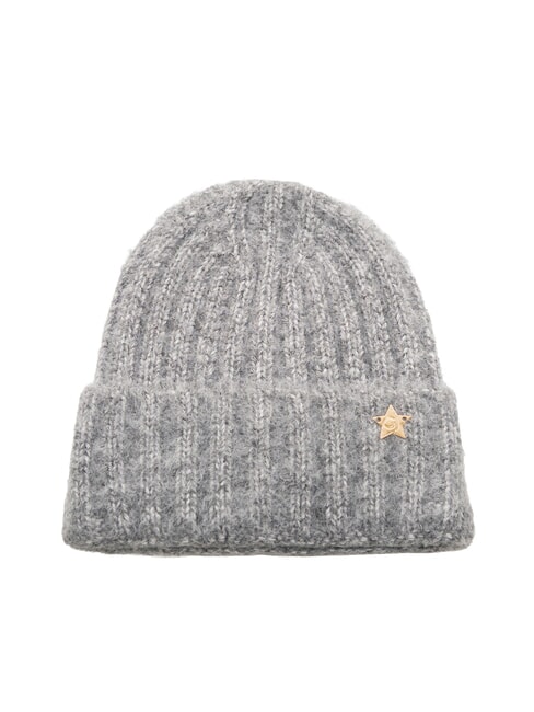 GAUDÌ ESTELLE Căciulă beanie cu manșetă gri - Căciuli