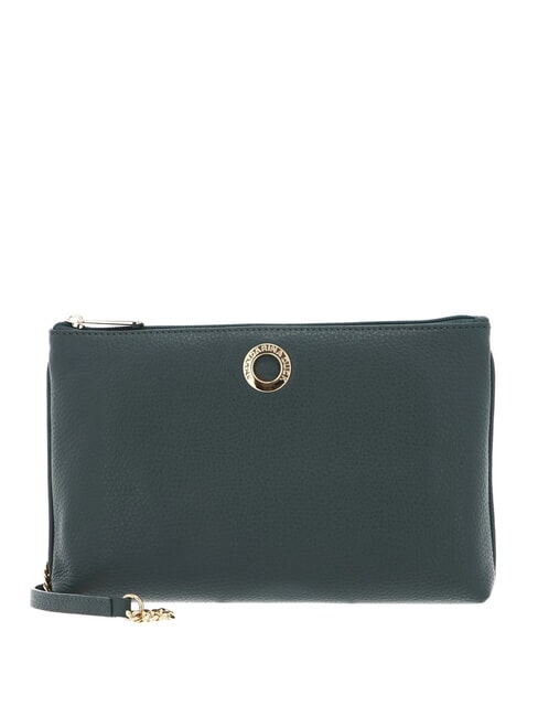 MANDARINA DUCK MELLOW Geanta de umar cu lant din piele padure intunecata - Genți femei