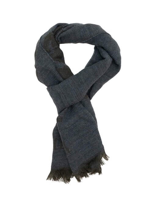 ALVIERO MARTINI PRIMA CLASSE GEO Eșarfă cu franjuri albastru lapis - Eșarfe