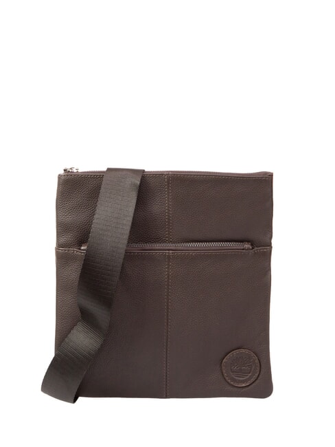 TIMBERLAND KENNEBUNK Geantă din piele cu buzunar mulci - Genți de umăr bărbați