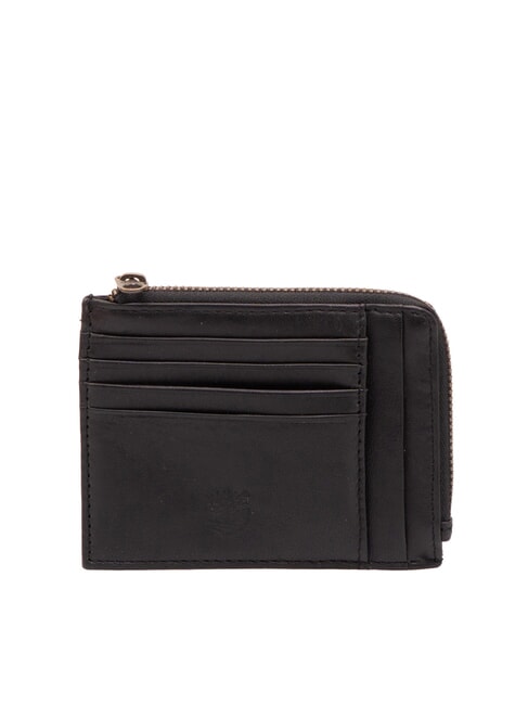 TIMBERLAND CLASSIC Portcard din piele cu portofel pentru monede negru - Portofele bărbați