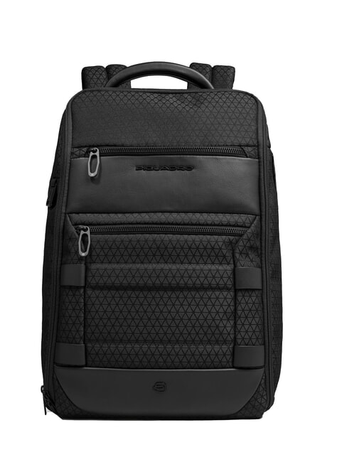 PIQUADRO HEXAGON Rucsac 2 în 1, suport pentru laptop de 15,6" negru - Rucsacuri pentru laptop
