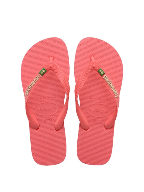HAVAIANAS BRASIL LOGO Încălțăminte bărbătească coral tropical - Pantofi unisex