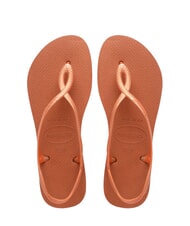 HAVAIANAS Flip-flops LUNA cerrado portocaliu - Pantofi femei - 1