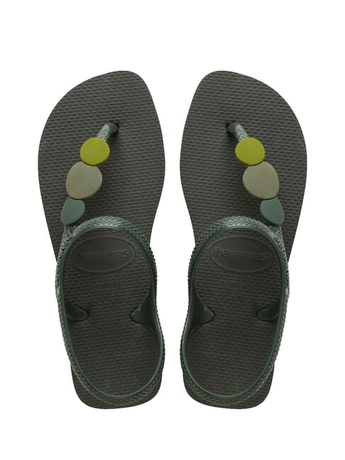 HAVAIANAS FLASH URBAN PLUS Sandale flip flop olivegreen - Pantofi femei