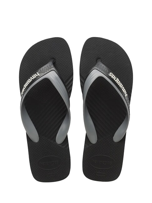 HAVAIANAS DUAL Papuci flip-flop negru/gri oțel - Pantofi bărbați