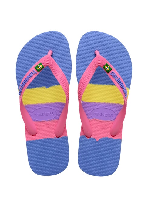 HAVAIANAS BRASIL TECH Papuci flip-flop albastru provence - Pantofi unisex