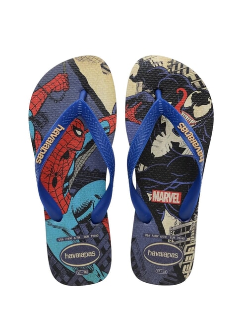 HAVAIANAS TOP MARVEL CLASSICS Slapi de cauciuc marineblu - Pantofi unisex