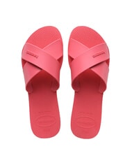 HAVAIANAS AQUA Papuci cu bandă &icirc;ncrucișată porțelan roz - Pantofi femei - 1