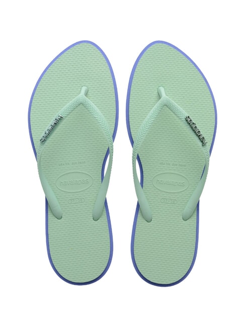 HAVAIANAS SLIM POINT Papuci flip-flop albastru provence - Pantofi femei