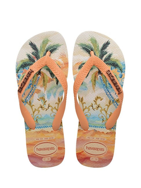 HAVAIANAS TOP TROPICALIA Papuci flip-flop piersică - Pantofi femei