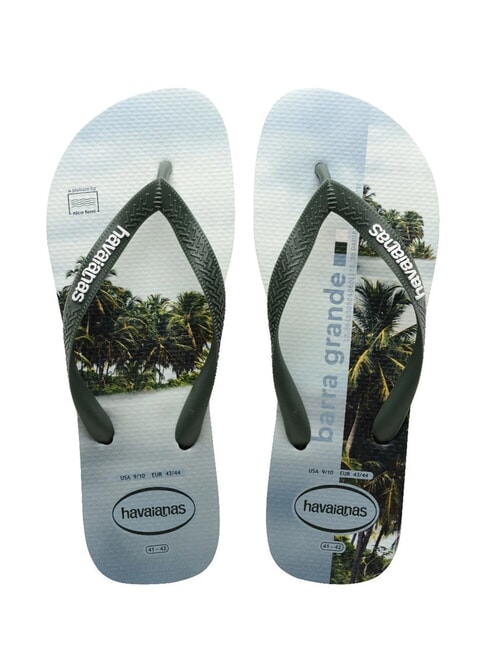 HAVAIANAS TOP SURFER Papuci flip-flop olivegreen - Pantofi bărbați