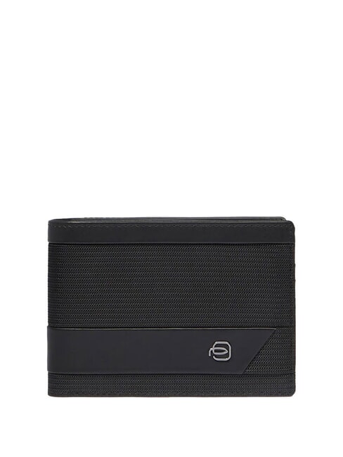 PIQUADRO LIKO Portofel cu portmonee negru - Portofele bărbați