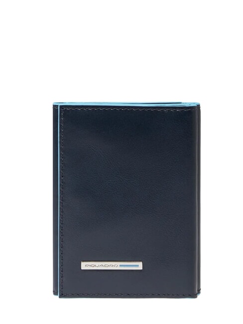 PIQUADRO BLUE SQUARE Portofel din piele albastru - Portofele bărbați
