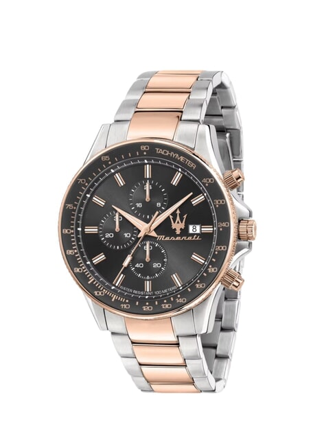 MASERATI SFIDA Ceas cronograf aur roz - Ceasuri