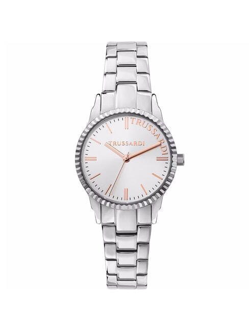 TRUSSARDI T-BENT Ceas cu funcție doar de timp STEEL - Ceasuri